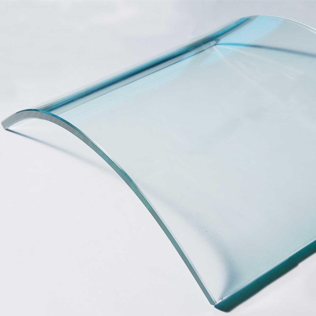 Vidrio templado curvado