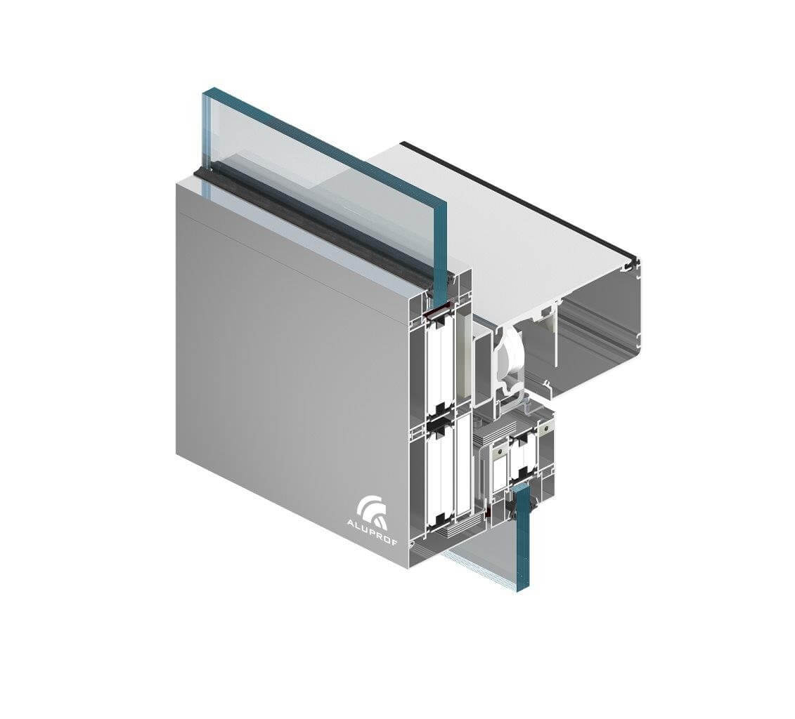 GL-78EI DPA — carpintería de doble puerta abatible