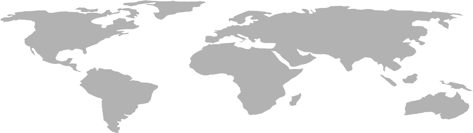 Mapa mundial de presencia de Glasscor Security